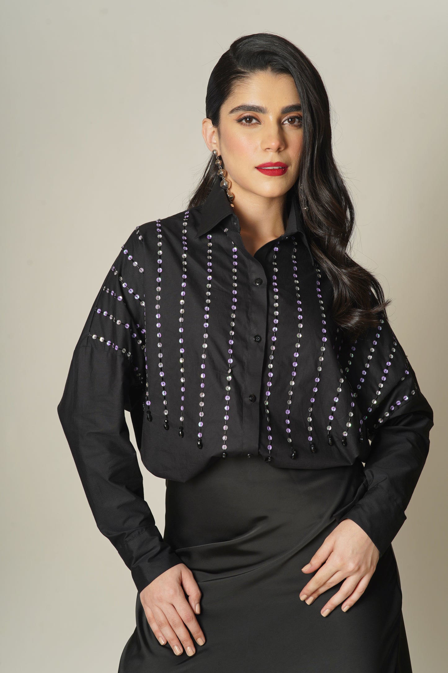 Sheryl Sequin Shirt