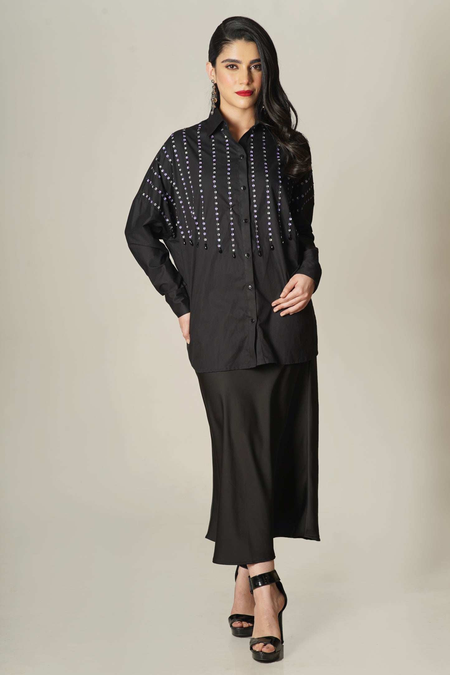 Sheryl Sequin Shirt